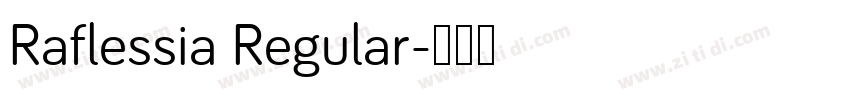 Raflessia Regular字体转换